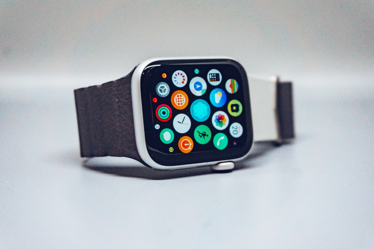 Modern smart biometric ring wearable sensor tracking sleep stages and heart rate variability